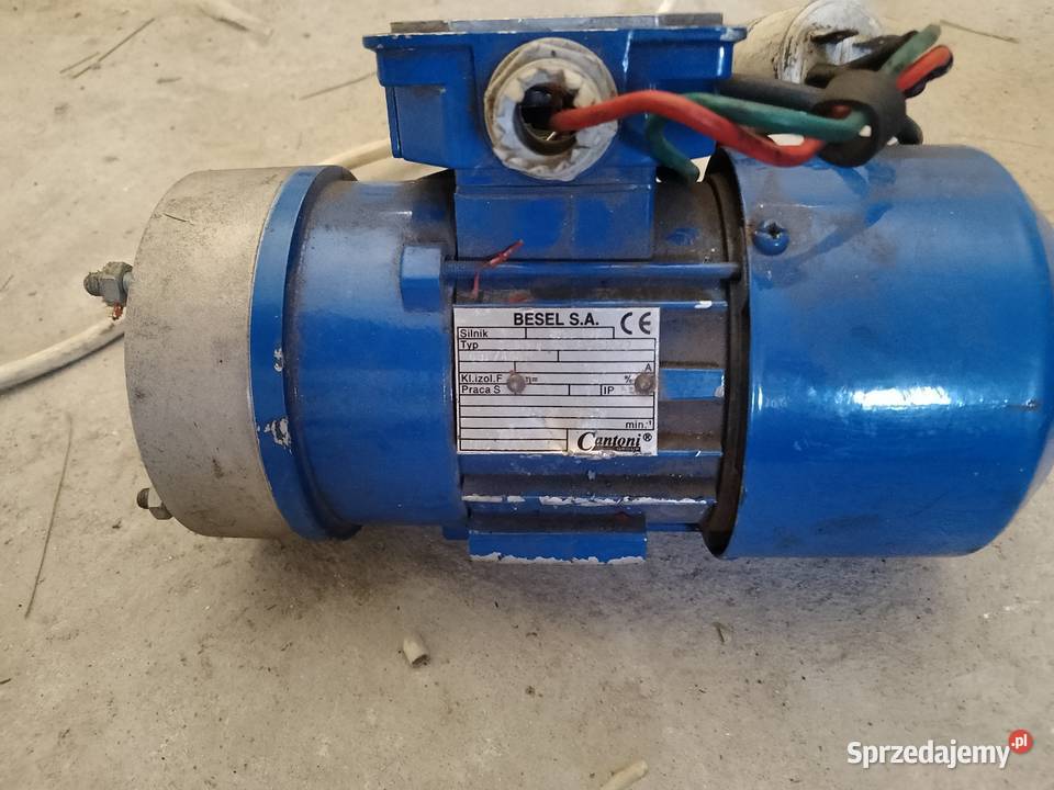 jednofazowy silnik elektryczny produkcji Besel Mysłowice sprzedam