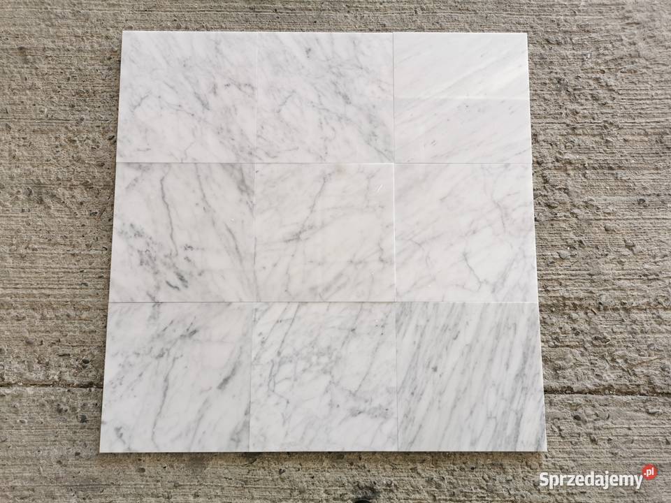 Płytki Marmurowe BIANCO CARRARA 305x305x1 poler podkarpackie Przemyśl