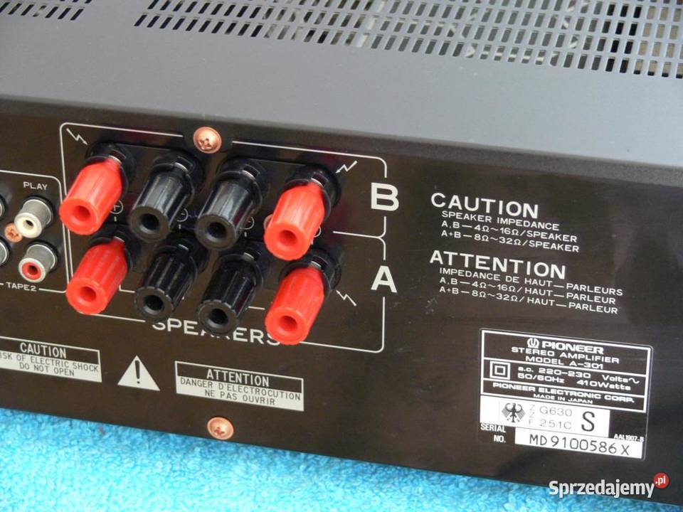 Wzmacniacz Pioneer A301 mocny 410 wat i sprawny Jasło