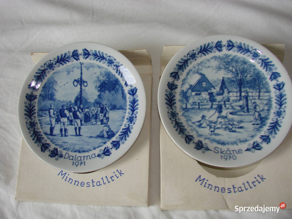 Minnestallrik talerz okolicznościowy 1970 71 pomorskie Pruszcz Gdański