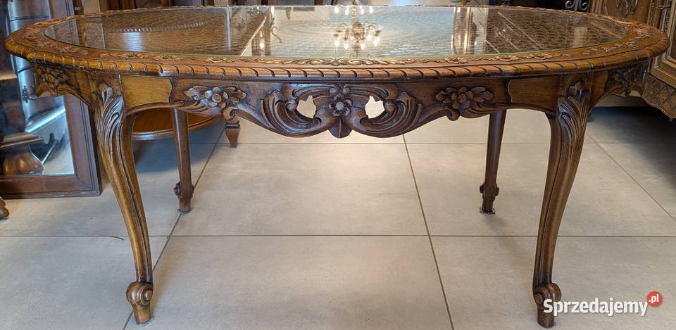 Piękny dębowy stolik ludwikowskisklep Dąbrowa Meble Dąbrowa Górnicza sprzedam
