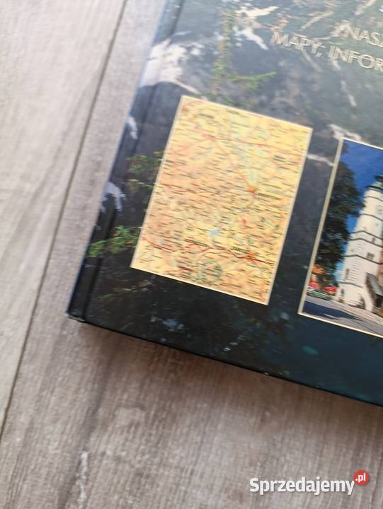 Ilustrowany atlas Polski nasza ojczyzna mapy wielkopolskie Poznań