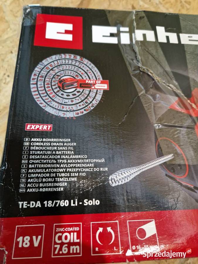 UDRAŻNIACZ PRZEPYCHACZ DO RUR TEDA 18760 Li Solo wielkopolskie