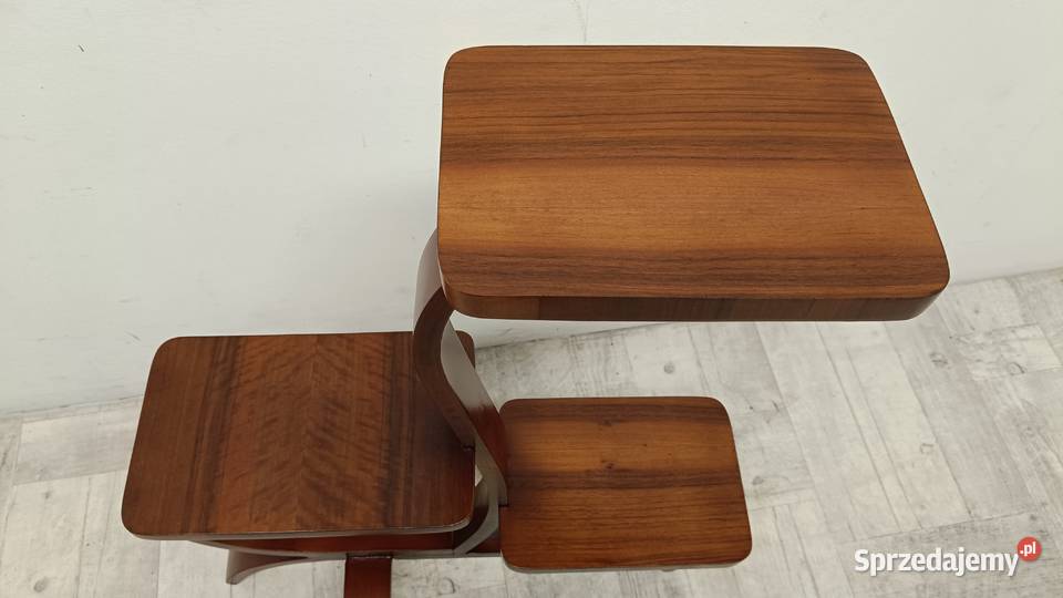 kwietnik na kwiaty art deco design drewniany łódzkie Radomsko