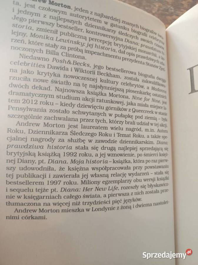 Diana Moja historia Andrew Morton Kielce