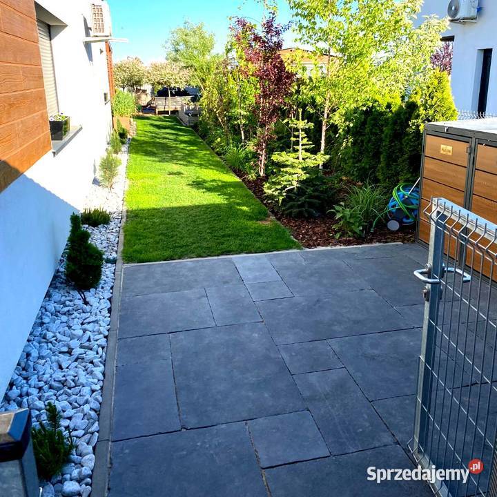 Płytki wapień Black Limestone bębnowane 60x60x22 Gdynia