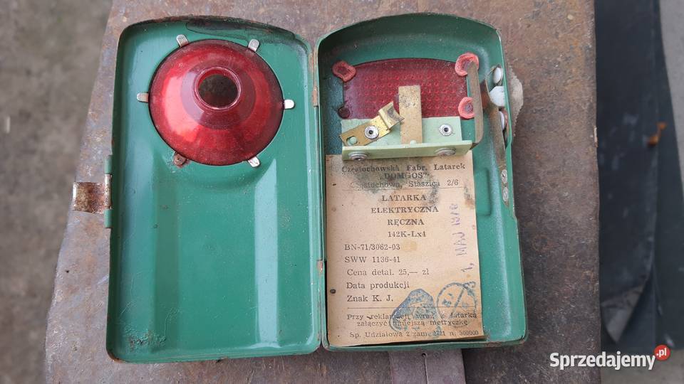 Latarka elektryczna ręczna 142K Lx4 Domgos PRL