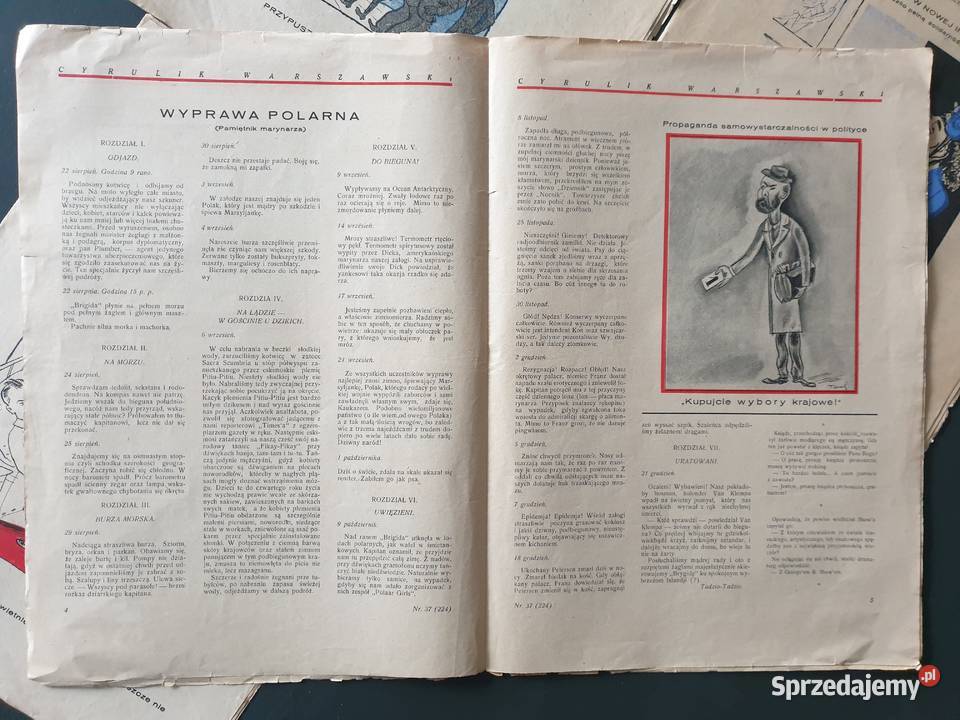 Cyrulik Warszawski 4 numery tygodnik satyryczny Gdynia