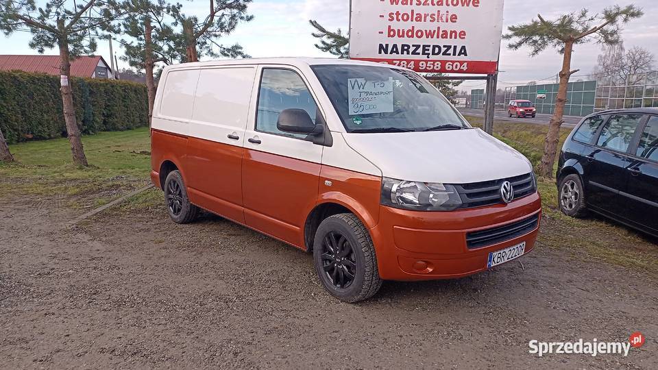 Volkswagen transporter T5 20 tdi 100 dwukolor 100000km Brzesko sprzedam