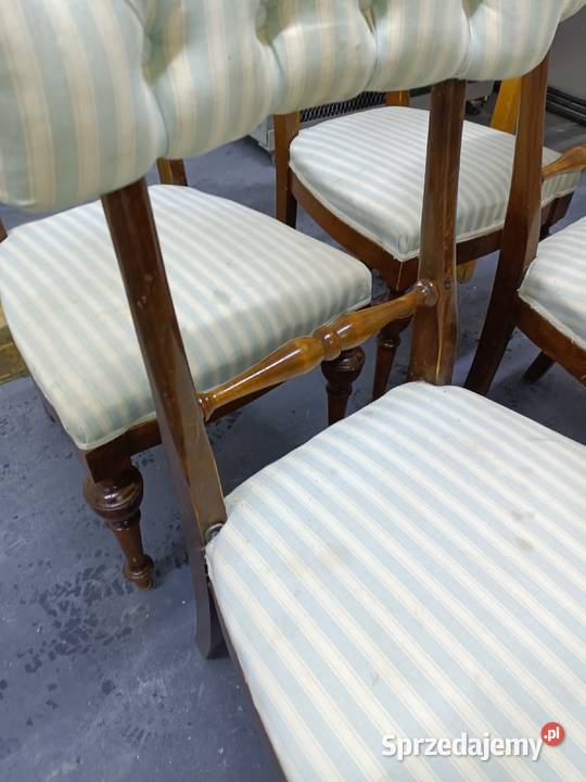 Krzesła drewniane dębowe 4 Leszkowice