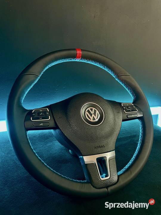 Kierownica golf 6 Passat b7 nowo obszyta Części samochodowe