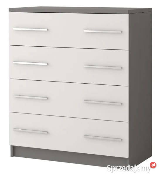 Komoda z szufladami 80 biały sonomaszary 80cm Łódź sprzedam