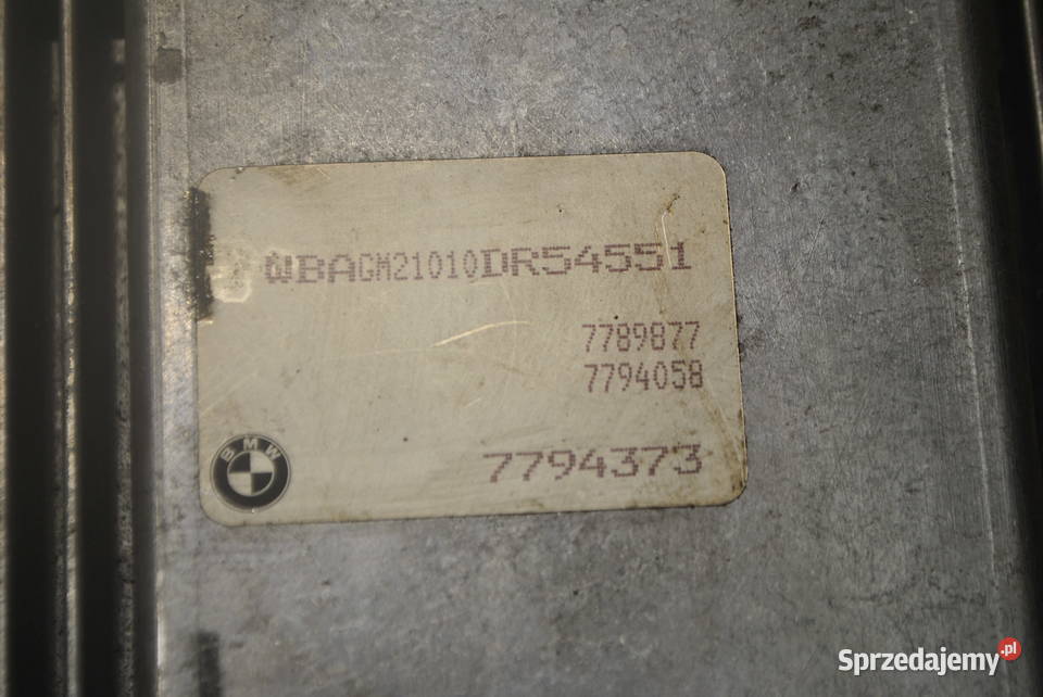 Zestaw startowy BMW E65 E66 Sterownik CAS pilot Poręba