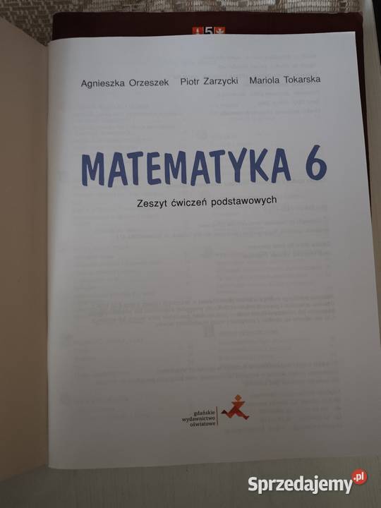 Książka Matematyka klasa 6 Wwa