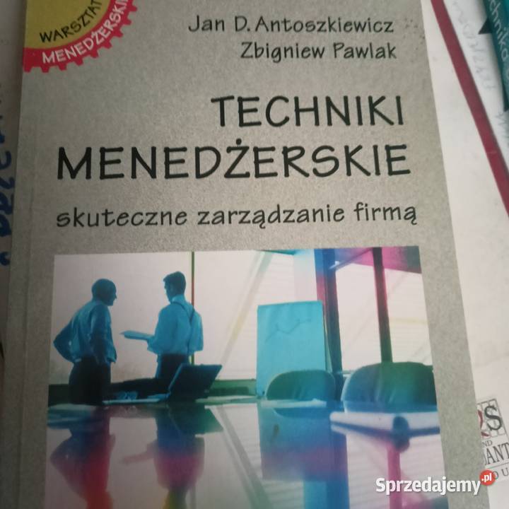 Techniki menadżerskie książki wysyłka Trójmiasto tradycyjny podręcznik Gdańsk sprzedam