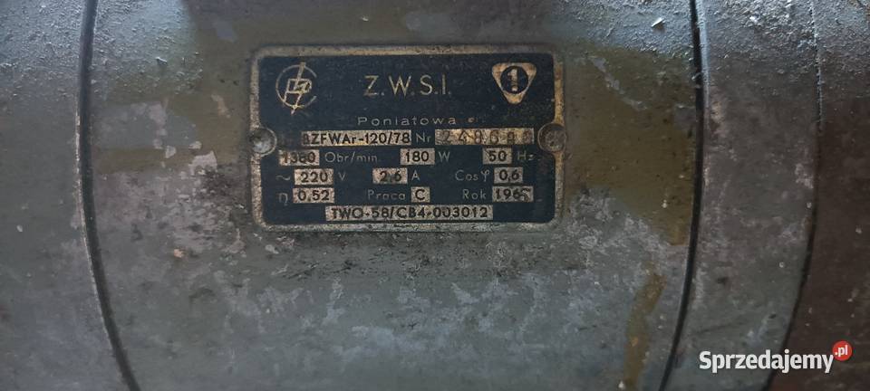 Silnik elektryczny ZWS Frania Włocławek