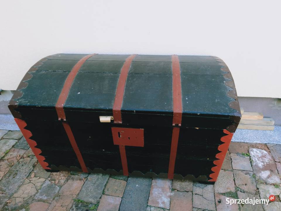stara skrzynia retro PRL vintage do renowacji Zamość