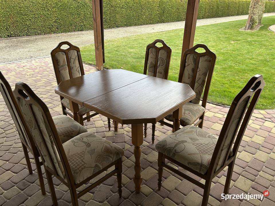 Stół i 6 krzeseł Trzebownisko