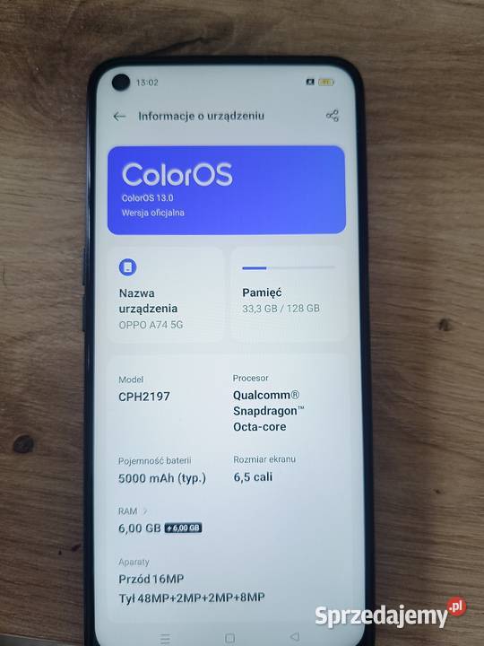 Oppo a74 5G Pozostałe śląskie Bielsko-Biała