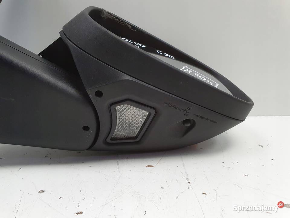 LUSTERKO Volvo C30 0612r PRAWE PASAŻERA 8 kabli