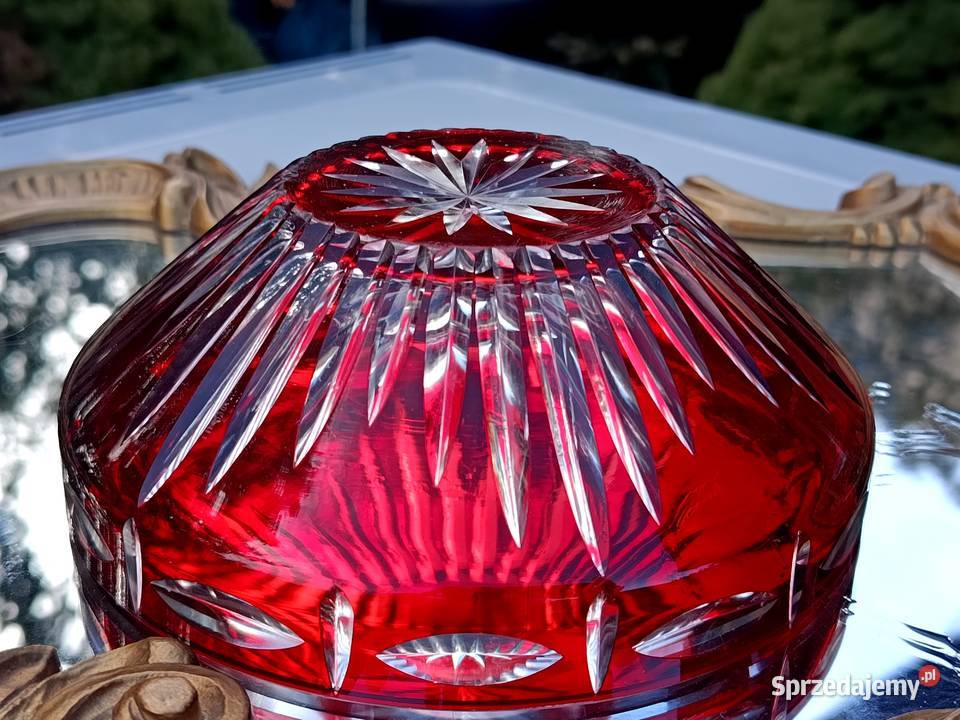 Misa kryształowa czerwona Klenica