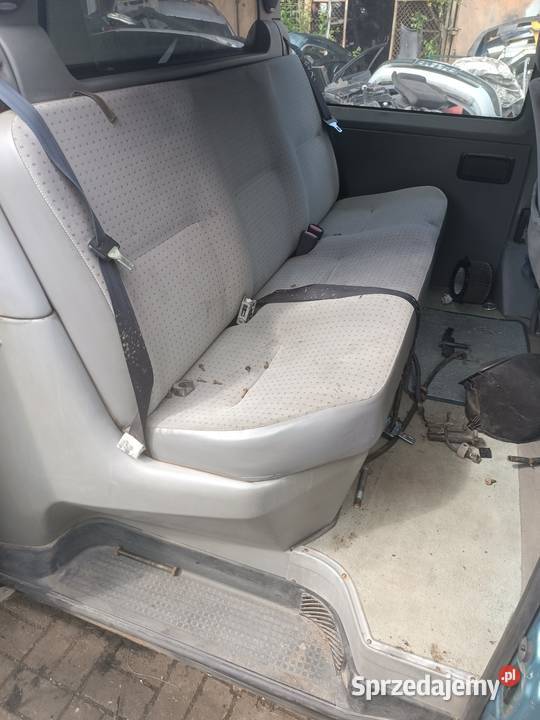 Zabudowa holenderska VW T4 welur pasy czysta Fotele i kanapy Sławno