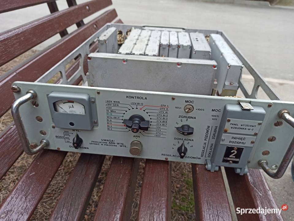 Blok panel wyjściowy wzbudnika W2 radiostacja Skierniewice