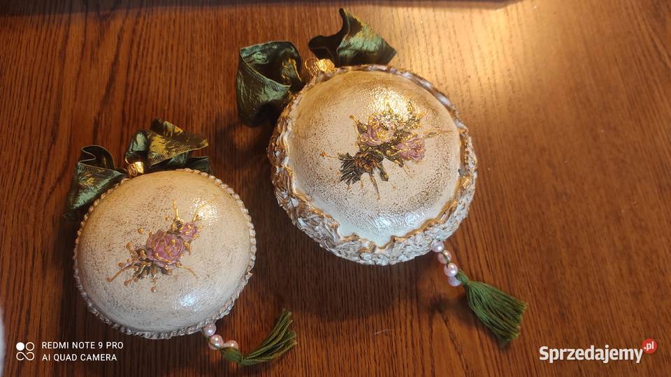 decupage piękne medaliony