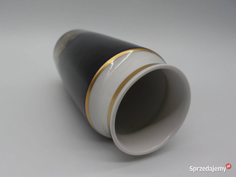 Wazon Porcelanowy Vintage ECHT WEIMAR KOBALT