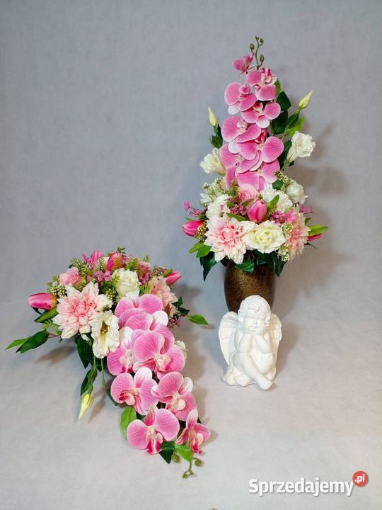 Komplet nagrobny kompozycja stroik Dobroszyce