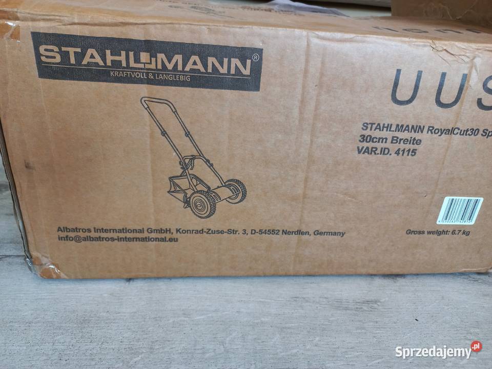 STAHLMANN RoyalCut kosiarka bębnowa ręczna z Góra