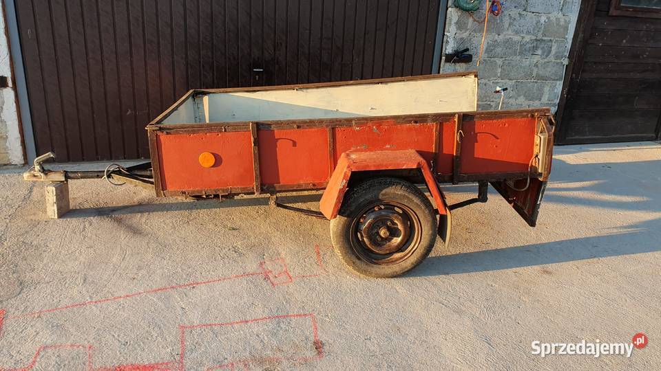 Przyczepka samochodowa do quada traktora Do samochodów osobowych Zakliczyn sprzedam
