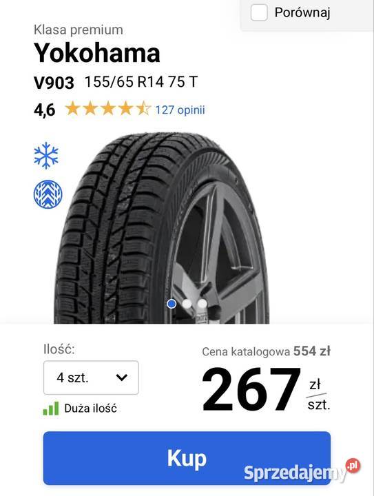 Opony zimowe yokohama w drive v903 1556514 Samochodowe Konstancin-Jeziorna
