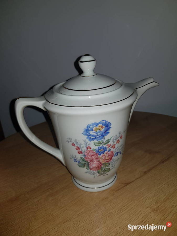 Dzbanek do kawy porcelana francuska Limoges wielkopolskie Wola Podłężna