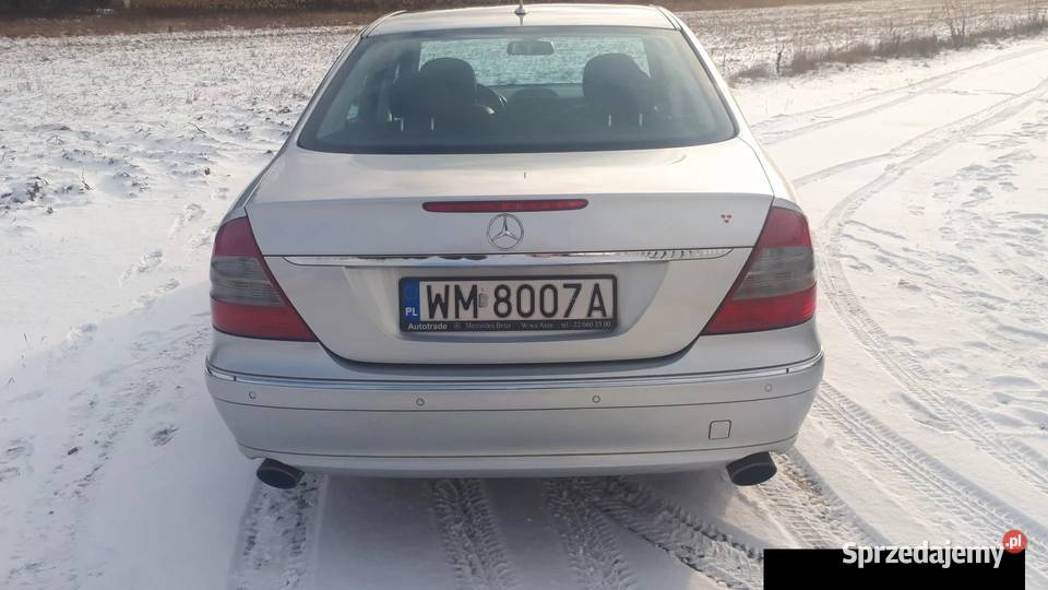 MercedesBenz Klasa E W211 30 MERCEDES SALON mazowieckie sprzedam