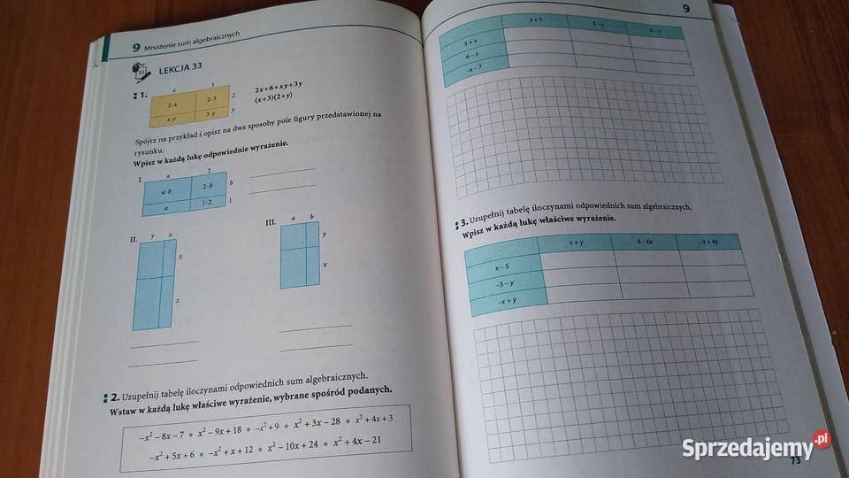 Matematyka 2001 2 Zeszyt ćwiczeń gimnazjum cz 1 pomorskie Gdańsk