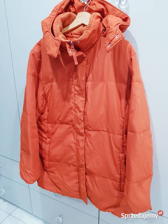 Damska puchowa kurtka w dużym rozmiarze Bez wzoru Dąbrowa Górnicza