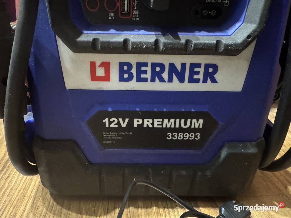 Urządzenie rozruchowe Booster 12V Berner Premium Chrzanów