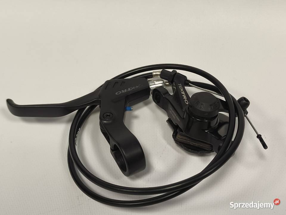 Hamulec tarczowy klamka lewa krótka aluminium Dębica