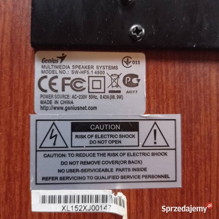 Głośniki Genius SWHF 51 4800 Subwoofer