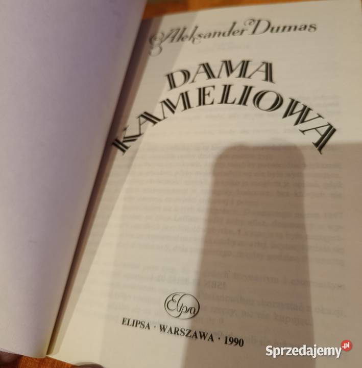 Dama Kameliowa losy paryskiej kurtyzany pomorskie Gdańsk sprzedam