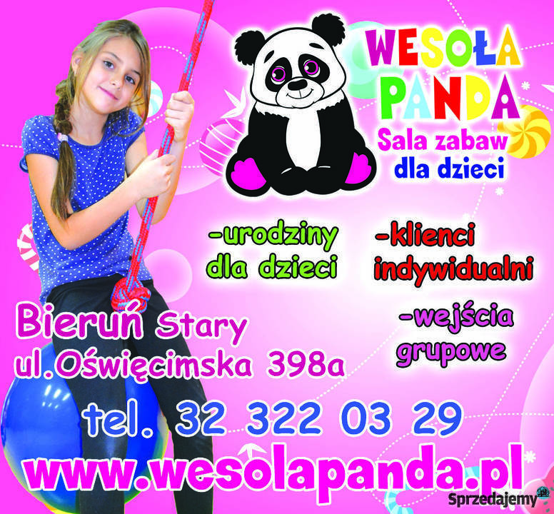 Urodziny dzieci w Sali Zabaw Wesoła Panda śląskie