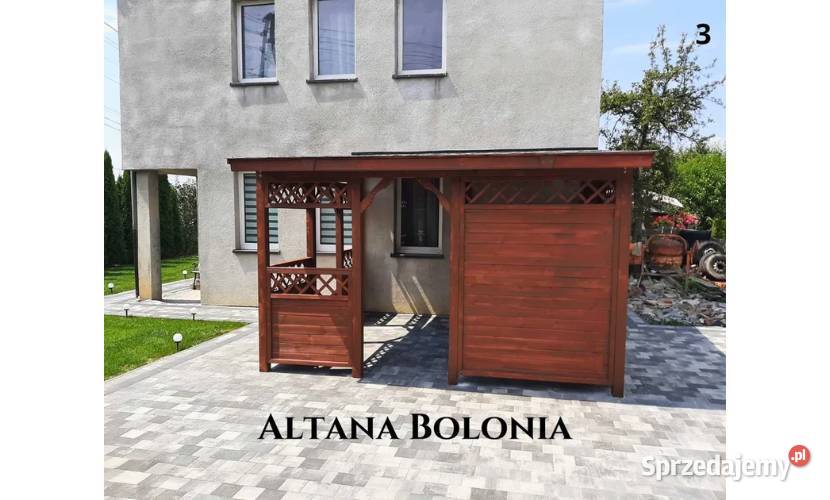 Altana drewniana ogrodowa Bolonia Szybka Legnica