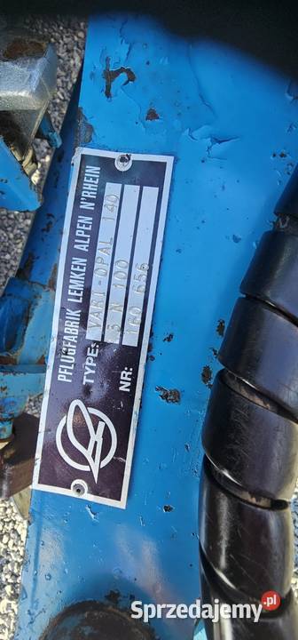 Pług LEMKEN VARIOPAL 140 4 skibowy Bolesławiec sprzedam