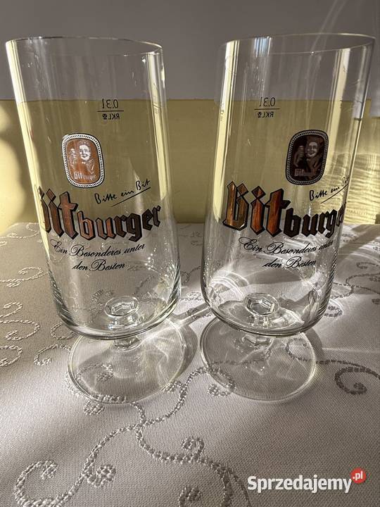 Zestaw 2 Szklanek Bitburger 03l Oryginalne Czerwionka-Leszczyny