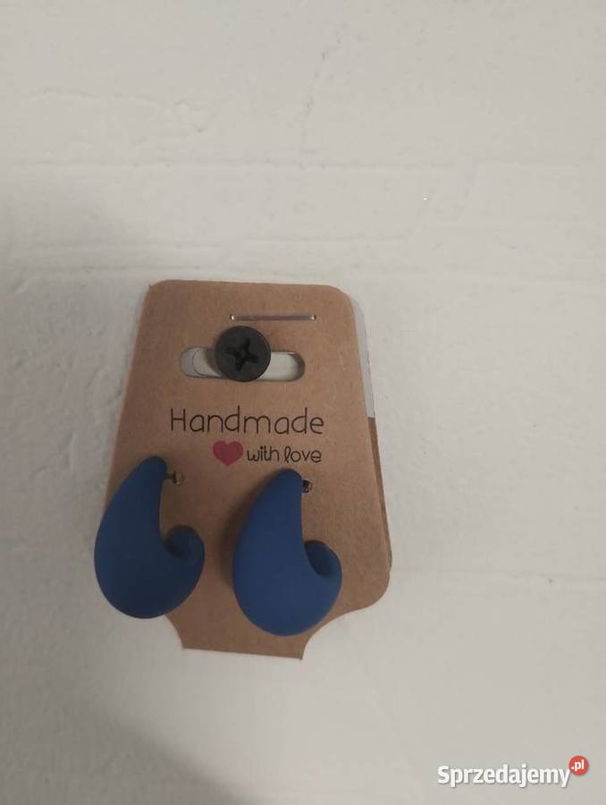 Minimalistyczne kolczyki łezki kolor do wyboru śląskie