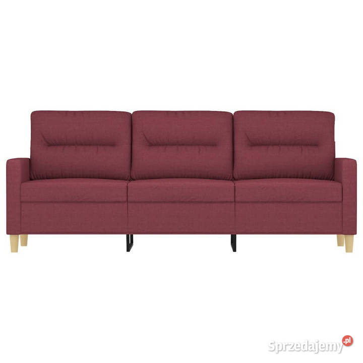 Sofa 3osobowa winna czerwień 180 cmtapicerowana Warszawa