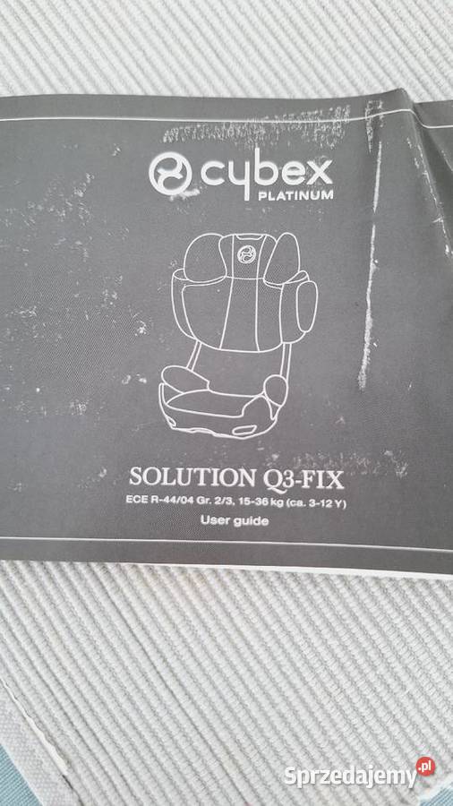 Fotelik samochodowy Solution Q3Fix Warszawa