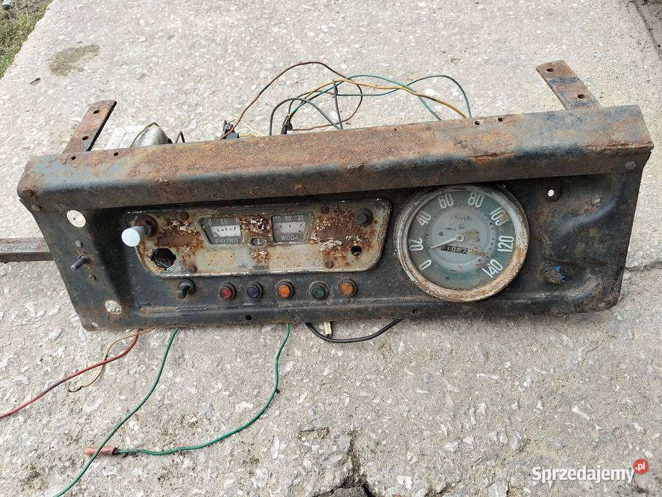 Zegar wskaźnik syrena 105 osobowe Deski rozdzielcze, konsole świętokrzyskie Staszów