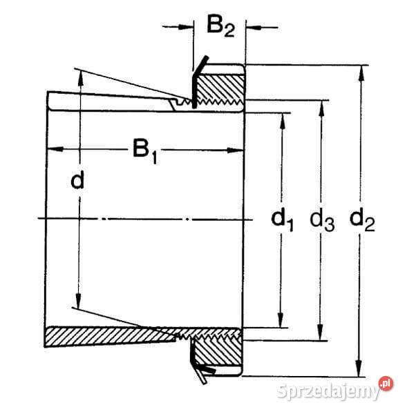 Tuleja rozprężna SKF H 307 30 mm 7500H307 Kamionna sprzedam